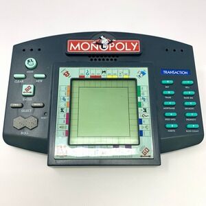 1997 Monopoly Electronic Handheld Game Hasbro Parker Brothers Tested & Working
